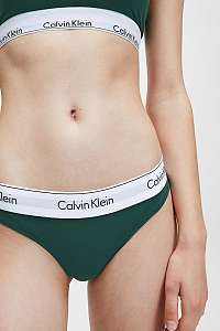 Calvin Klein petrolejové tangá Thong