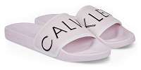 Calvin Klein ružové šľapky Slide Padded