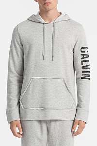 Calvin Klein sivá pánska mikina L/S Hoodie 