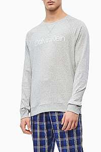 Calvin Klein sivá pánska mikina L/S Sweatshirt