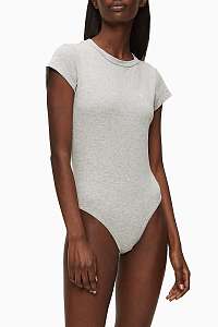 Calvin Klein sivé body Bodysuit S/S