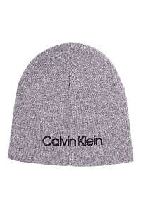 Calvin Klein tmavo sivá čiapka Classic Beanie Dark Grey