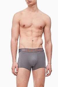 Calvin Klein sivé pánske boxerky Trunk