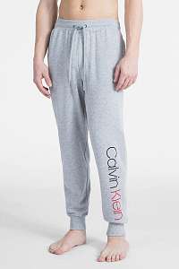 Calvin Klein sivé pánske tepláky Jogger
