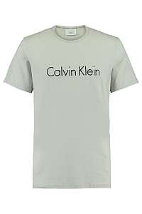 Calvin Klein sivé tričko S/S Crew Neck s logom