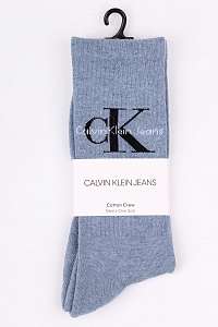 Calvin Klein svetlo modré pánske ponožky Jeans Logo Stonewash  --46