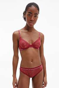 Calvin Klein tangá Thong s čipkou