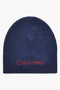 Calvin Klein tmavomodrá čiapka Classic Beanie Navy