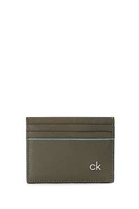 Calvin Klein zelené pánsky dokladovník CK Direct Cardholder