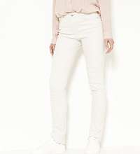 CAMAIEU biele slim fit nohavice