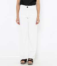 CAMAIEU biele straight fit nohavice