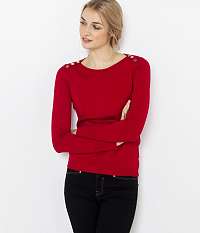 CAMAIEU červené sveter