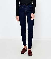 CAMAIEU modré push up slim fit džínsy