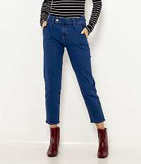 CAMAIEU modré slim fit skrátené džínsy