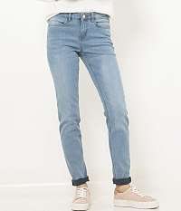 CAMAIEU modré straight fit džínsy