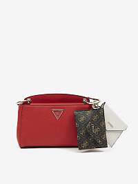 Červená crossbody kabelka Guess Kirby