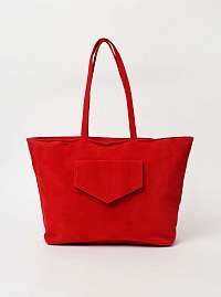 Červená kabelka v semišovej úprave Haily´s Shoppy