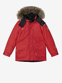 Červená zimná bunda s kapucňou Reima