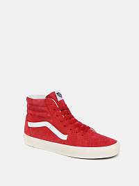 Červené dámske členkové tenisky VANS