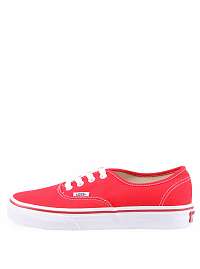 Červené dámske nízke tenisky Vans Authentic
