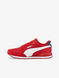 Červené detské tenisky Puma St Runner v3 Mesh Jr