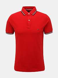 Červené pánske polo tričko Tommy Hilfiger