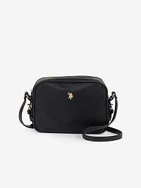 Čierna dámska crossbody kabelka U.S. Polo Assn.