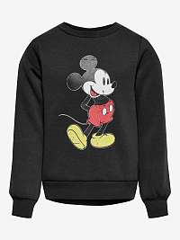 Čierna dievčenská mikina ONLY Mickey