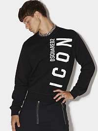 Čierna pánska mikina DSQUARED2 Icon Cool