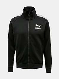 Čierna pánska mikina s pásom Puma