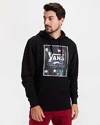 Čierna pánska mikina s potlačou VANS Dart Floral