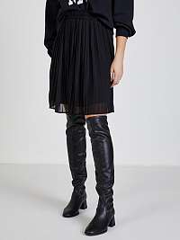 Čierna plisovaná sukňa VILA Moltan