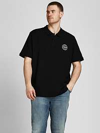 Čierna polokošeľa Jack & Jones Shark