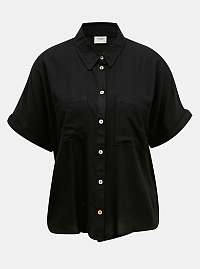 Čierna voľná košeľa Jacqueline de Yong Cathy