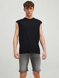 Čierne basic tričko Jack & Jones Brink