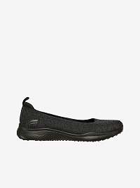 Čierne dámske balerínky Skechers