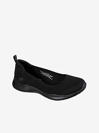 Čierne dámske baleríny Skechers