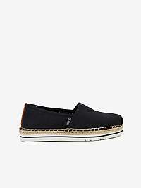 Čierne dámske espadrilky Skechers