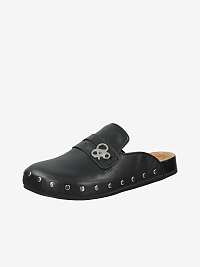 Čierne dámske kožené šľapky Scotch & Soda Mistie