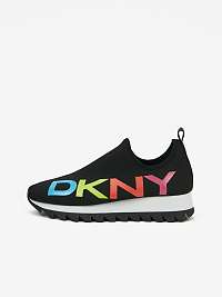 Čierne dámske slip on tenisky s DKNY Azer