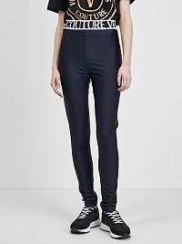Čierne dámske vzorované legíny Versace Jeans Couture