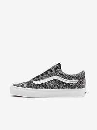 Čierne dámske vzorované topánky VANS Old Skool