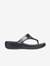 Čierne dámske žabky Crocs Monterey Metallic
