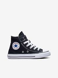 Čierne detské členkové tenisky Converse Easy-On