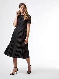 Čierne krajkované šaty Dorothy Perkins