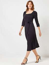 Čierne midišaty Dorothy Perkins Moly