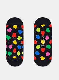 Čierne nízke ponožky Happy Socks Apple Liner