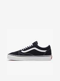 Čierne pánske kožené tenisky VANS UA Old Skool