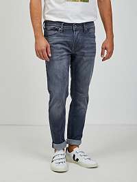 Čierne pánske rovné nohavice Pepe Jeans Finsbury