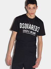 Čierne pánske tričko DSQUARED2 Ceresio 9